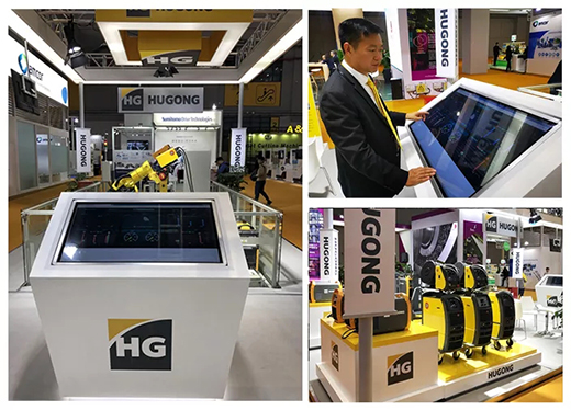 进博会首日威客电竞VKGAME意大利CEA展位展品智能焊接与切割云系统